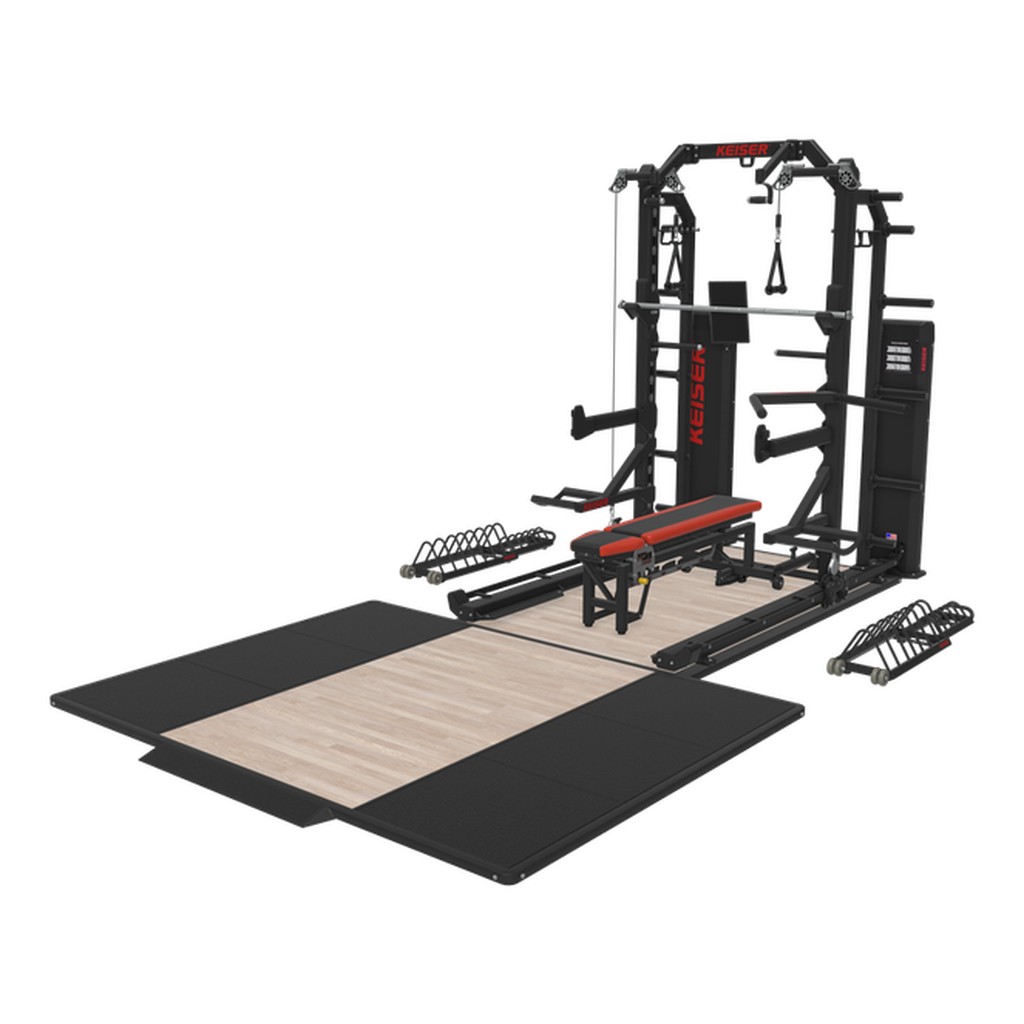 Keiser A400 Half Rack Long Base 9'